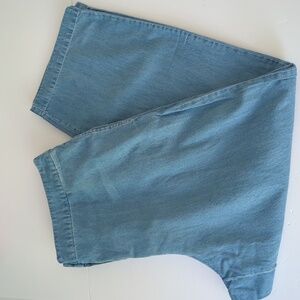 NWT Appleseeds Tencel Fiber Wide Leg Front Zipper Back Elastic Size Medium